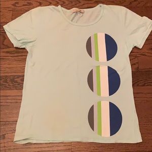 FREE PEOPLE MINT GREEN TEE SHIRT